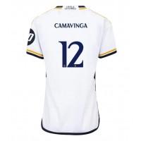 Real Madrid Eduardo Camavinga #12 Domáci Ženy futbalový dres 2023-24 Krátky Rukáv
